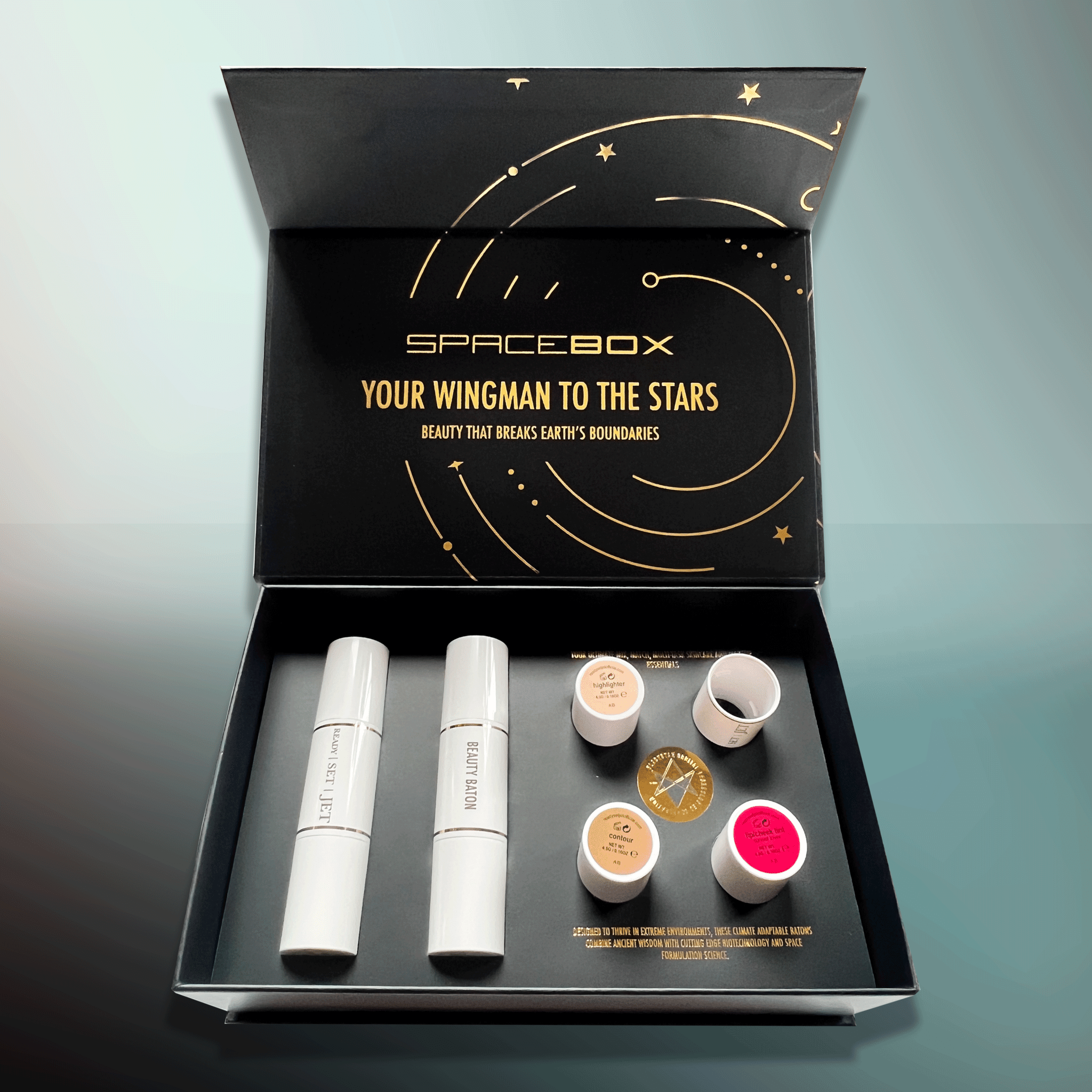 Wingman To The Stars Kit — Limited Edition Space - Certified Skincare & Beauty Collection - Ready Set Jet
