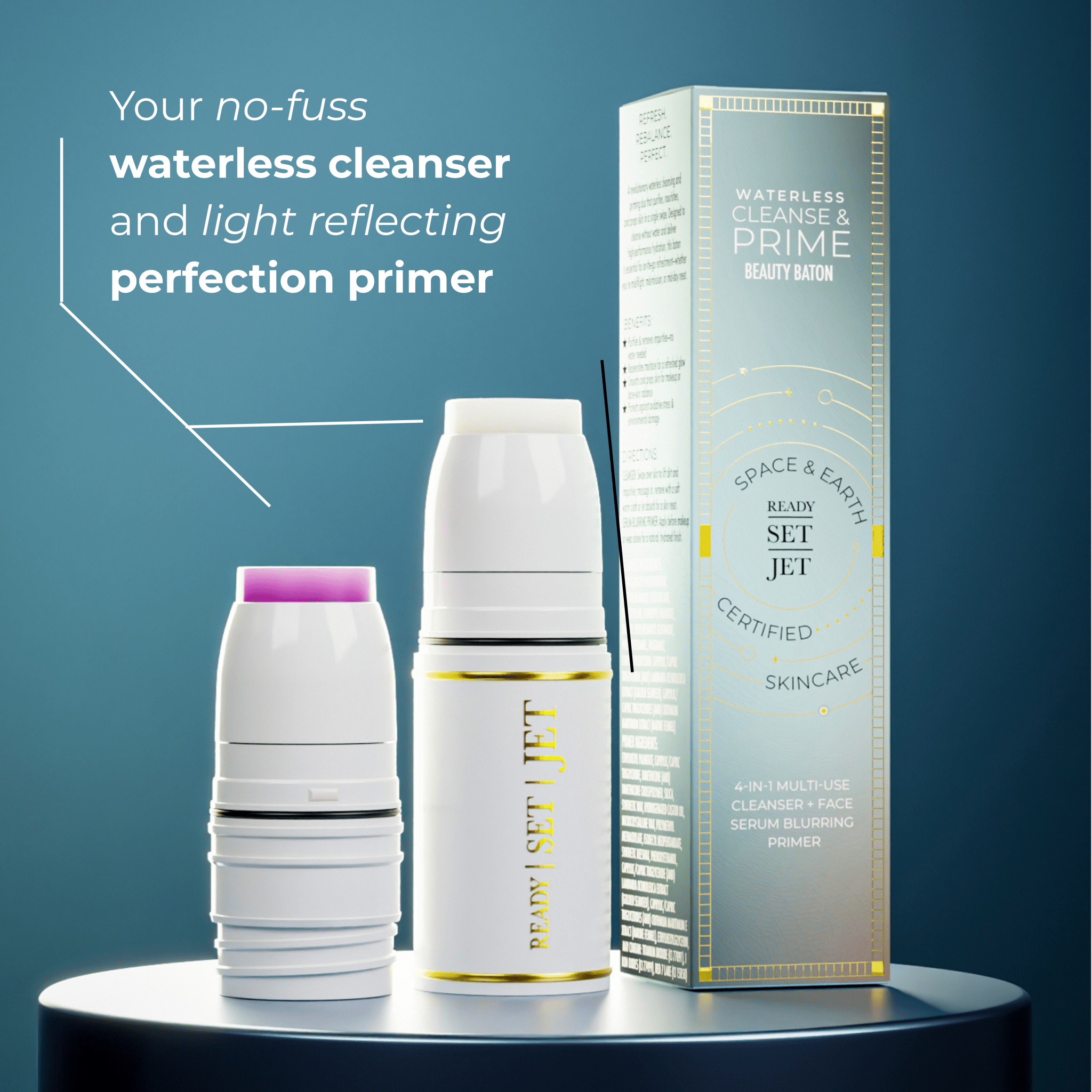Cleanse and Prime Beauty Baton - Ready Set Jet