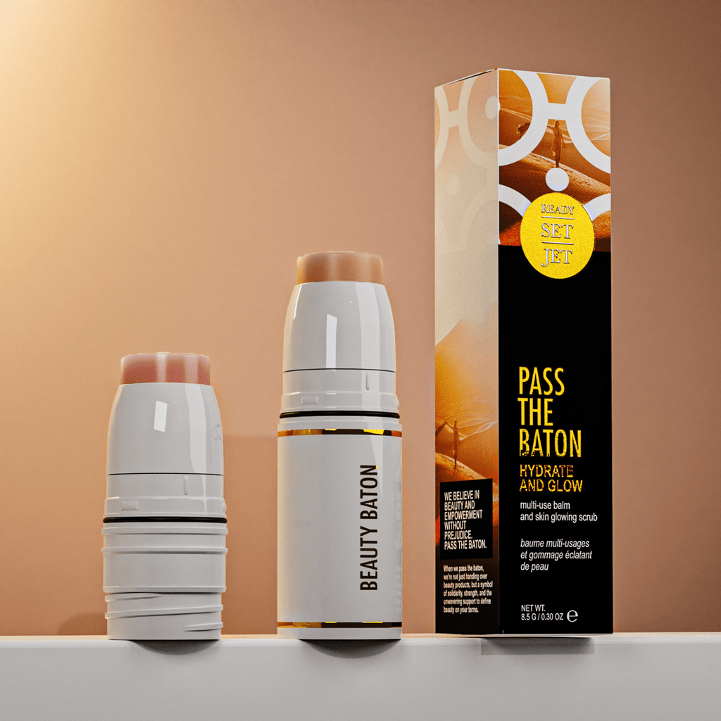 The 6 - in - 1 Hydrate and Glow Beauty Baton - Ready Set Jet